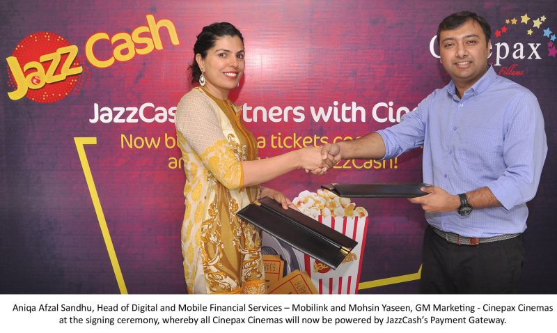 JazzCash Offer One-Touch Solution Ticket Purchase Cinepax