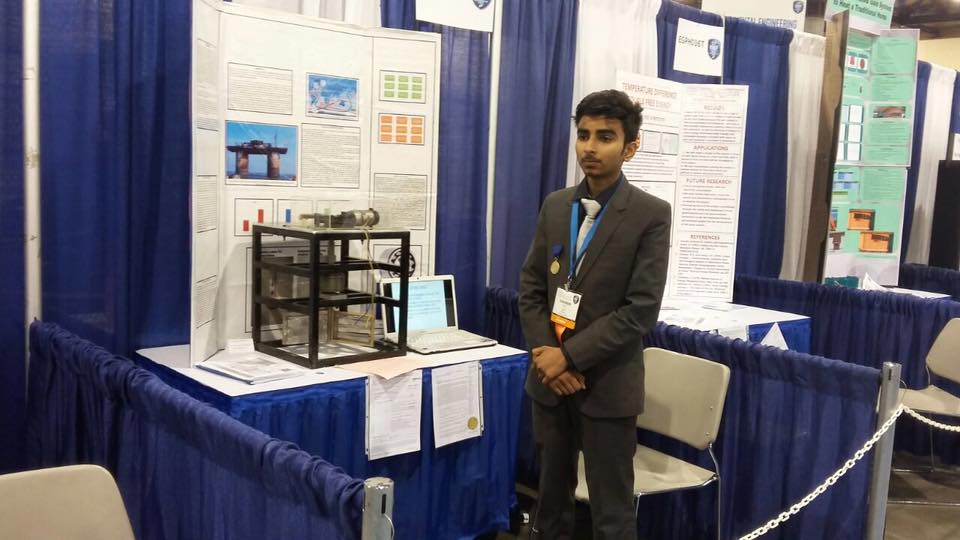 Pakistani student wins accolade at the Intel ISEF 2016 held in Phoenix, Arizona