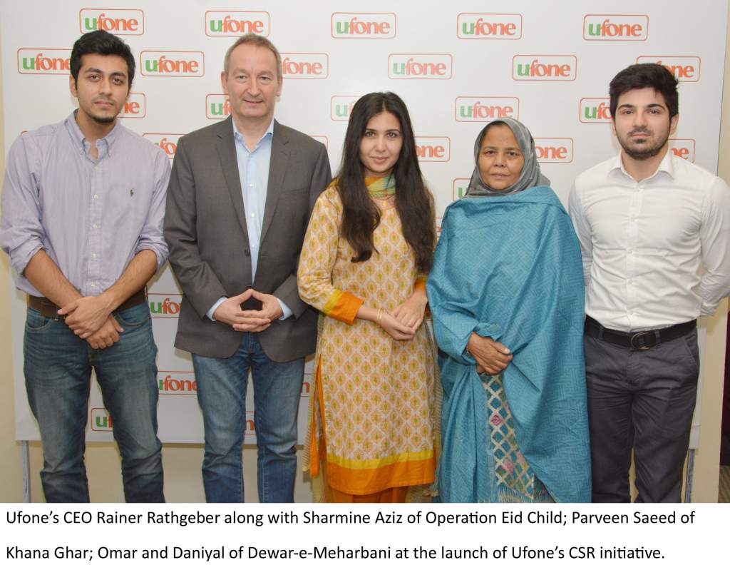 Ufone announces unique CSR initiative in true spirit of Ramzan