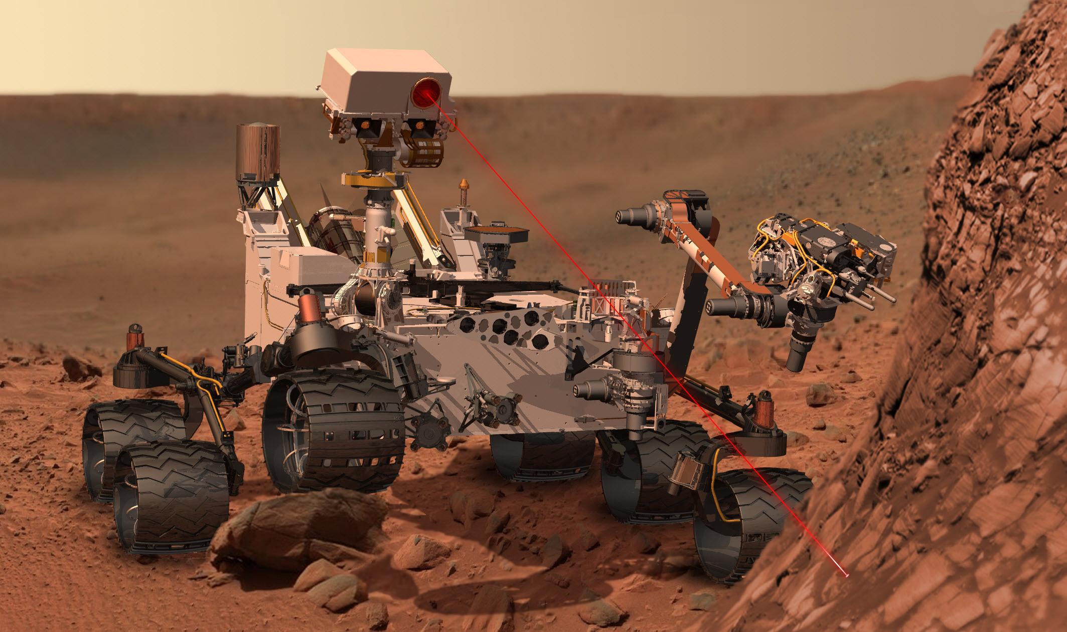 Curosity rover of nasa can now shoot laser beam on its  own!