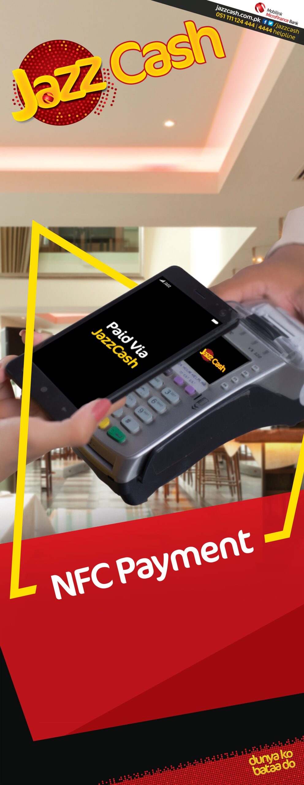 JazzCash Launches NFC Payments