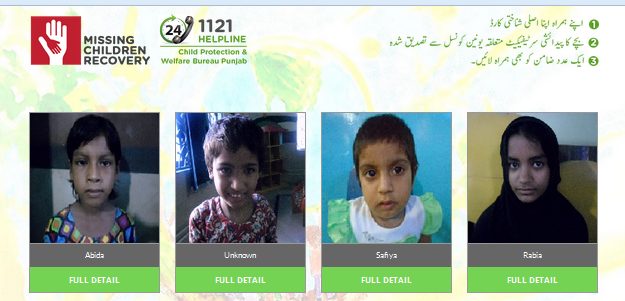 PITB Helps in Developing Web To Recover Missing Children