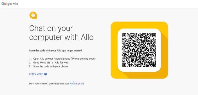 Allo by Google now available on the web