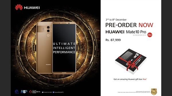 HUAWEI Mate 10 Pro Pre-book the World Most Intelligent Phone