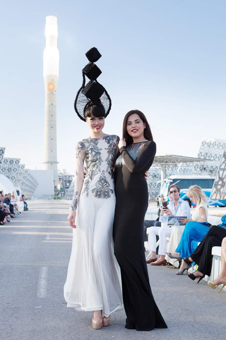 Jessica Minh Anh invites Syeda Amera to showcase her designs at Hong Kong