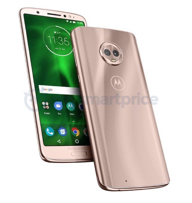 Motorola G6, G6 Plus and G6 Play revealed in new leaked images