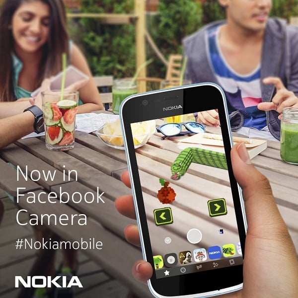 Nokia classic, Snake, comes to Facebook’s new camera AR platform