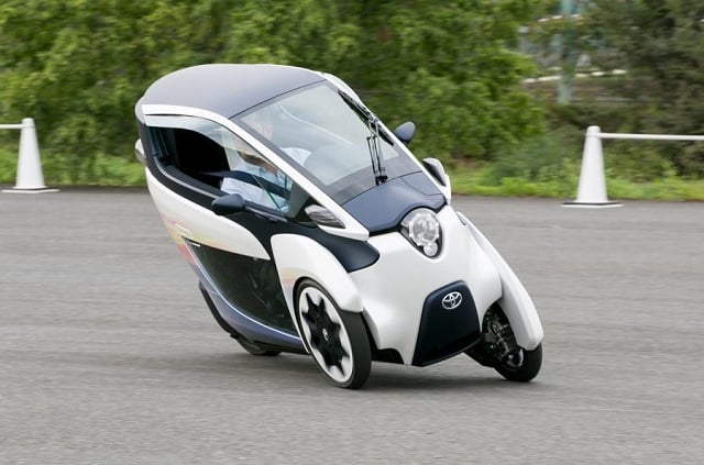 The new Toyota I-Road is definitely something from the future