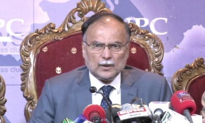 PML N LEADER AHSAN IQBAL QUESTIONS PTI’S FUNDS FROM INDIA, MIDDLE EAST AND US