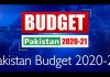 Pakistan Budget for 20-21