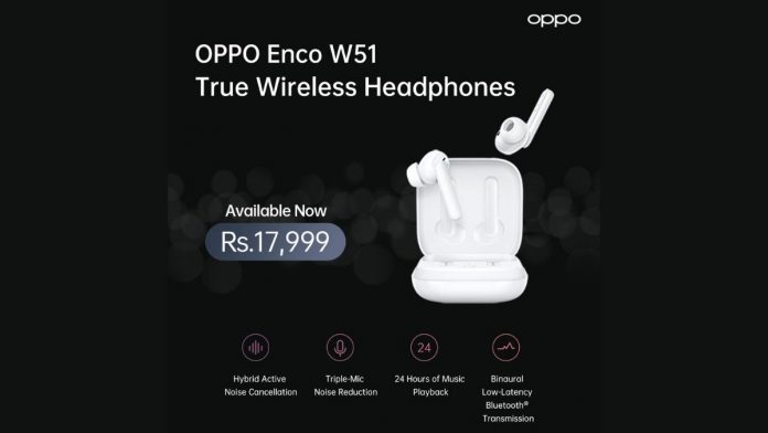OPPO Enco W51 headphones