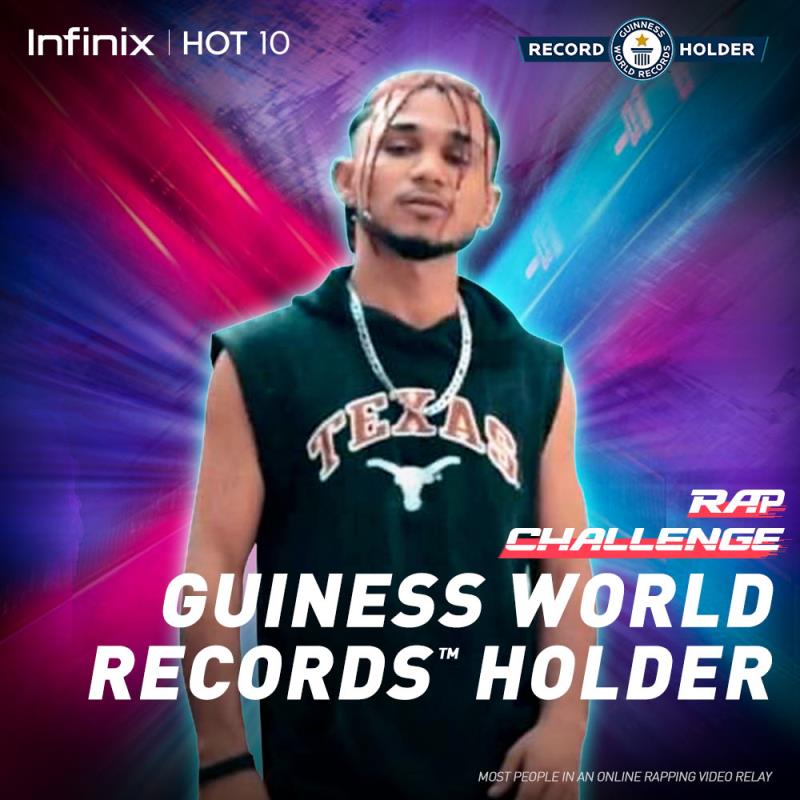 Pakistani Artists Take Part in Infinix Rap Video Relay Set GUINNESS WORLD RECORD