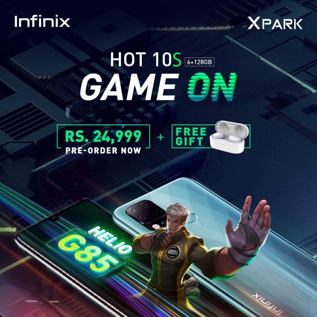 Infinix HOT 10S Game On Price in Pakistan 