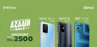 Infinix partners with Daraz for Independence Day sale