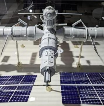 Russia unveiled a model of the new space station