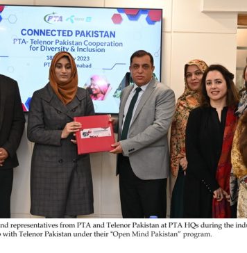 Breaking Barriers for PWDs: PTA Inducts Graduate Trainee through Telenor Pakistan’s “Open Mind Program”