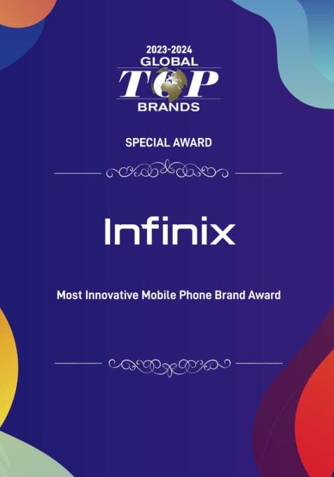 Most Innovative Mobile Phone Brand Award (right) at CES 2024