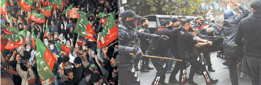 PTI Workers Arrested in Protest Against Alleged Vote Rigging