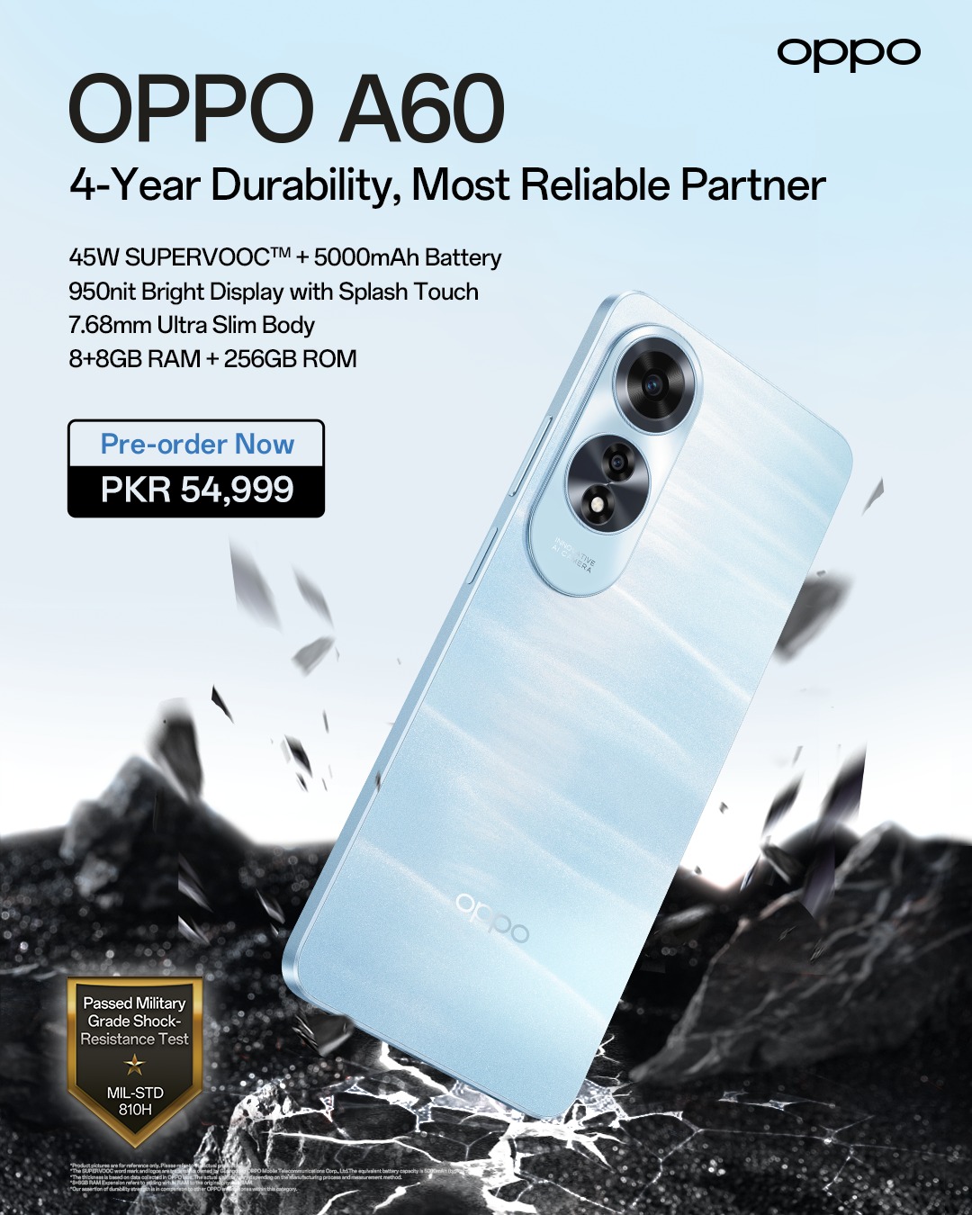 “Get your OPPO A60 Today: Pre-order Your Most Reliable Partner”