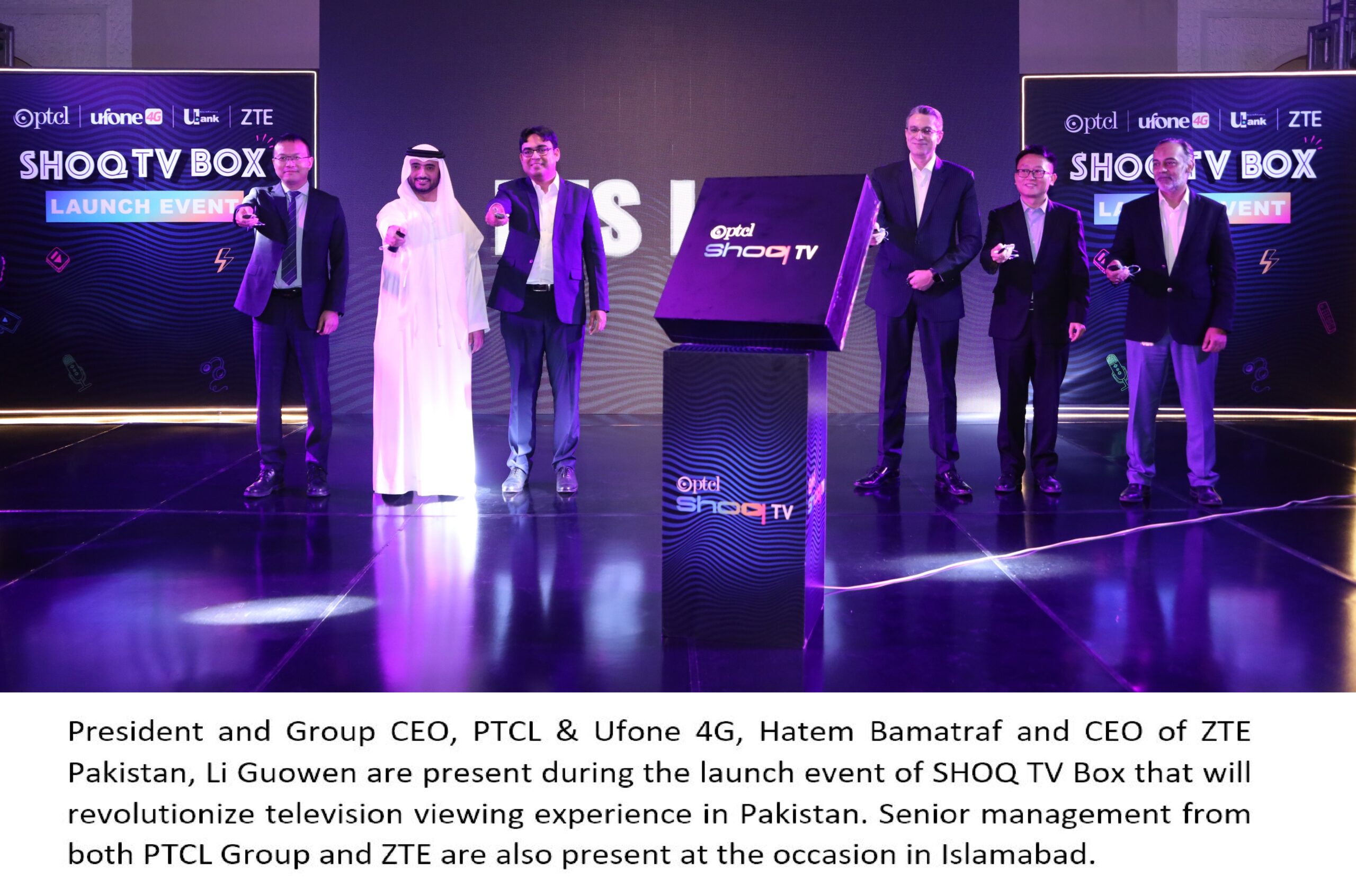 PTCL launches SHOQ TV Box to revolutionize television viewing experience in Pakistan