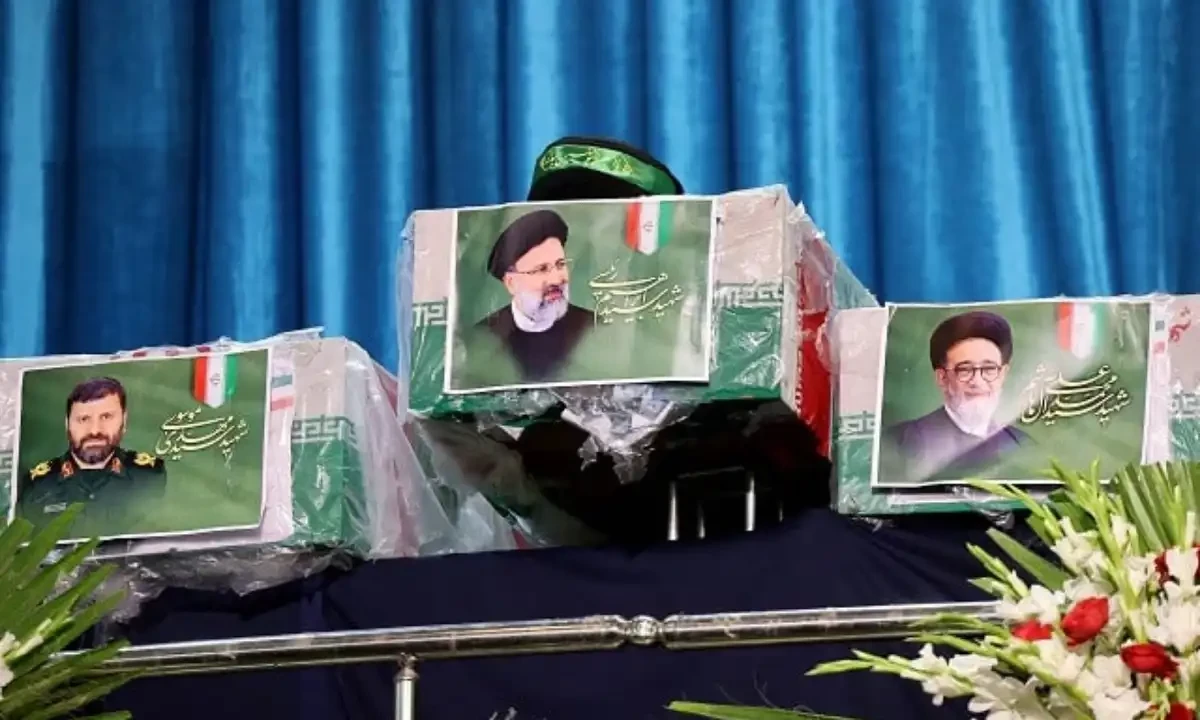 Thousands Gather for Funeral of Iranian President Ebrahim Raisi in Tehran