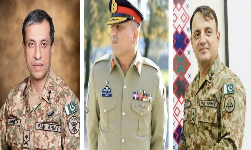 Three Major Generals, Including DG ISPR Ahmed Sharif, Promoted to Lieutenant General