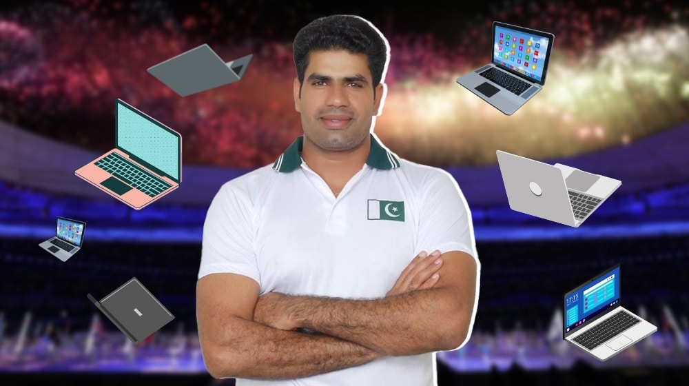 Arshad Nadeem Pledges to Donate 100 Laptops to IT Students