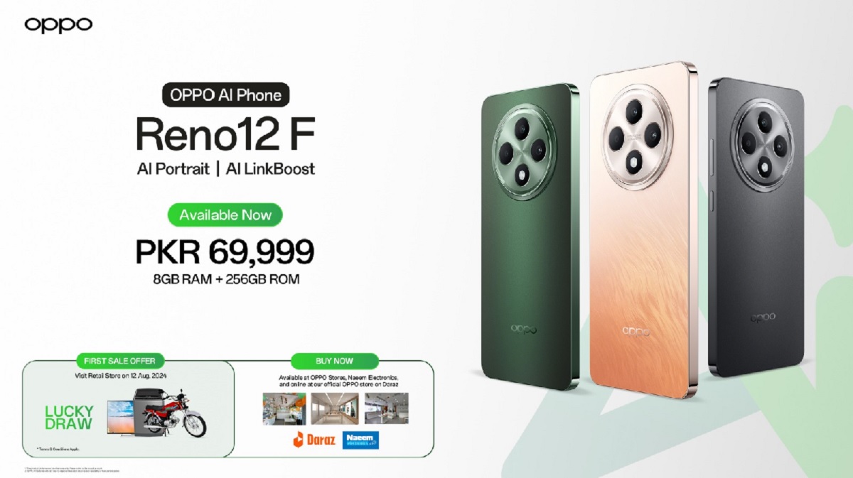 “Step Into the Future with OPPO: Reno12 F Now Available Nationwide”