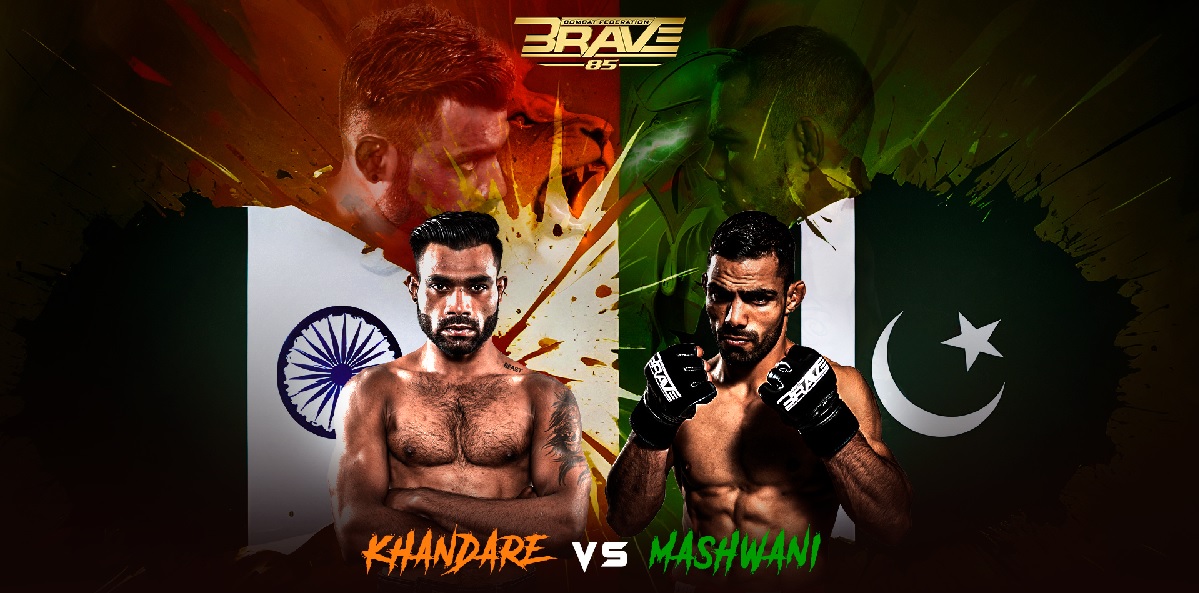 Pakistani MMA Fighter Zia Mashwani Defeats India’s Bharat Khandare with Knockout in Historic BRAVE CF 85 Match