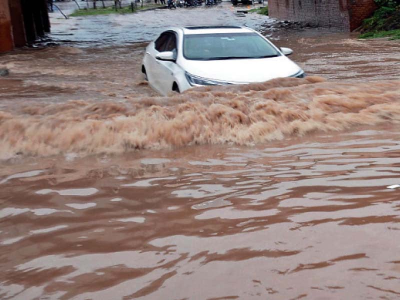 Torrential Rain Halts Life in Rawalpindi