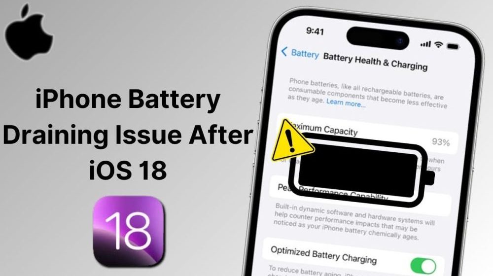 iOS 18 Update Causing Rapid Battery Drain on iPhones