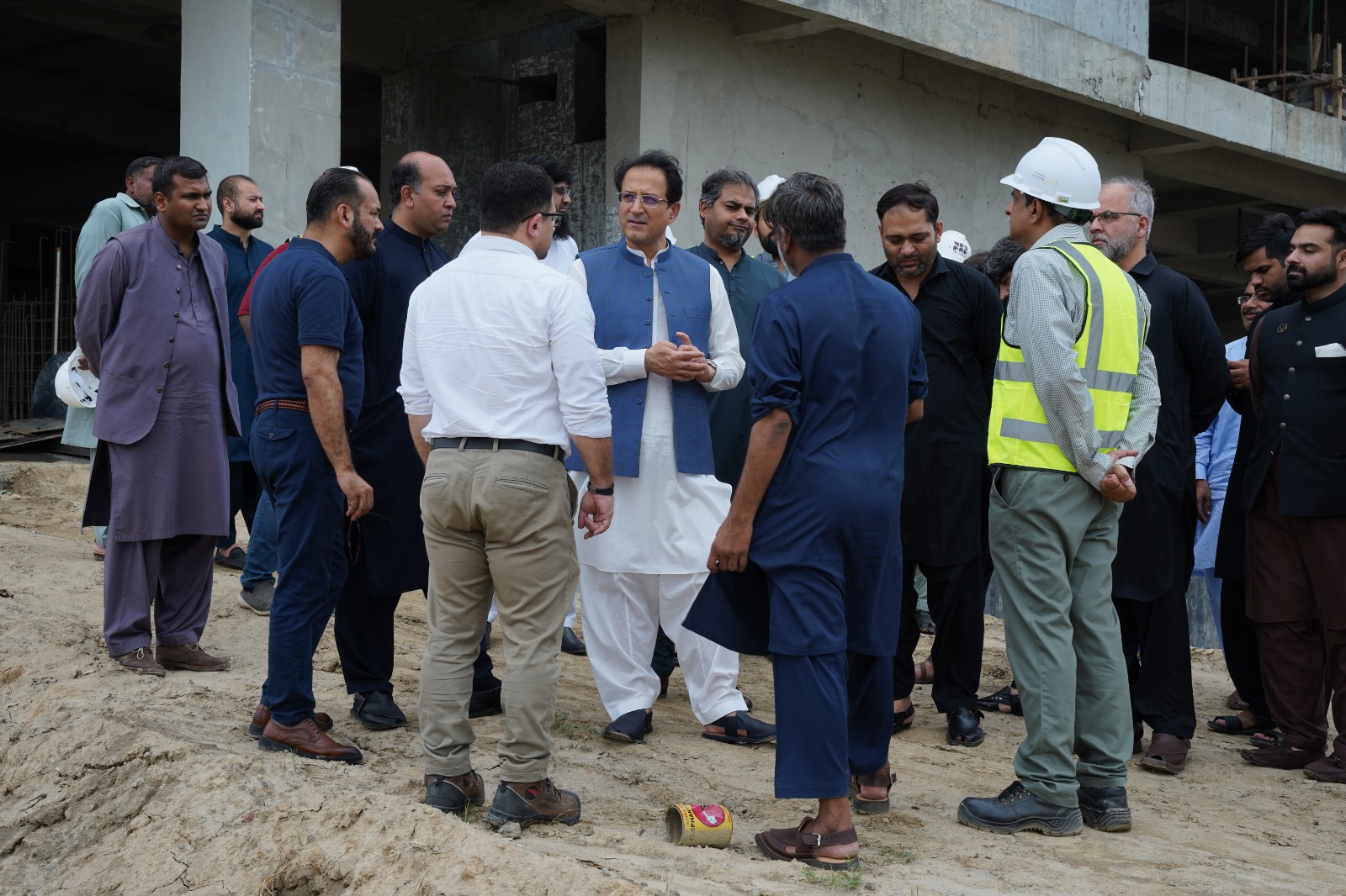 CEO CBD Punjab Imran Amin Reviews Progress of CBD NSIT City Development