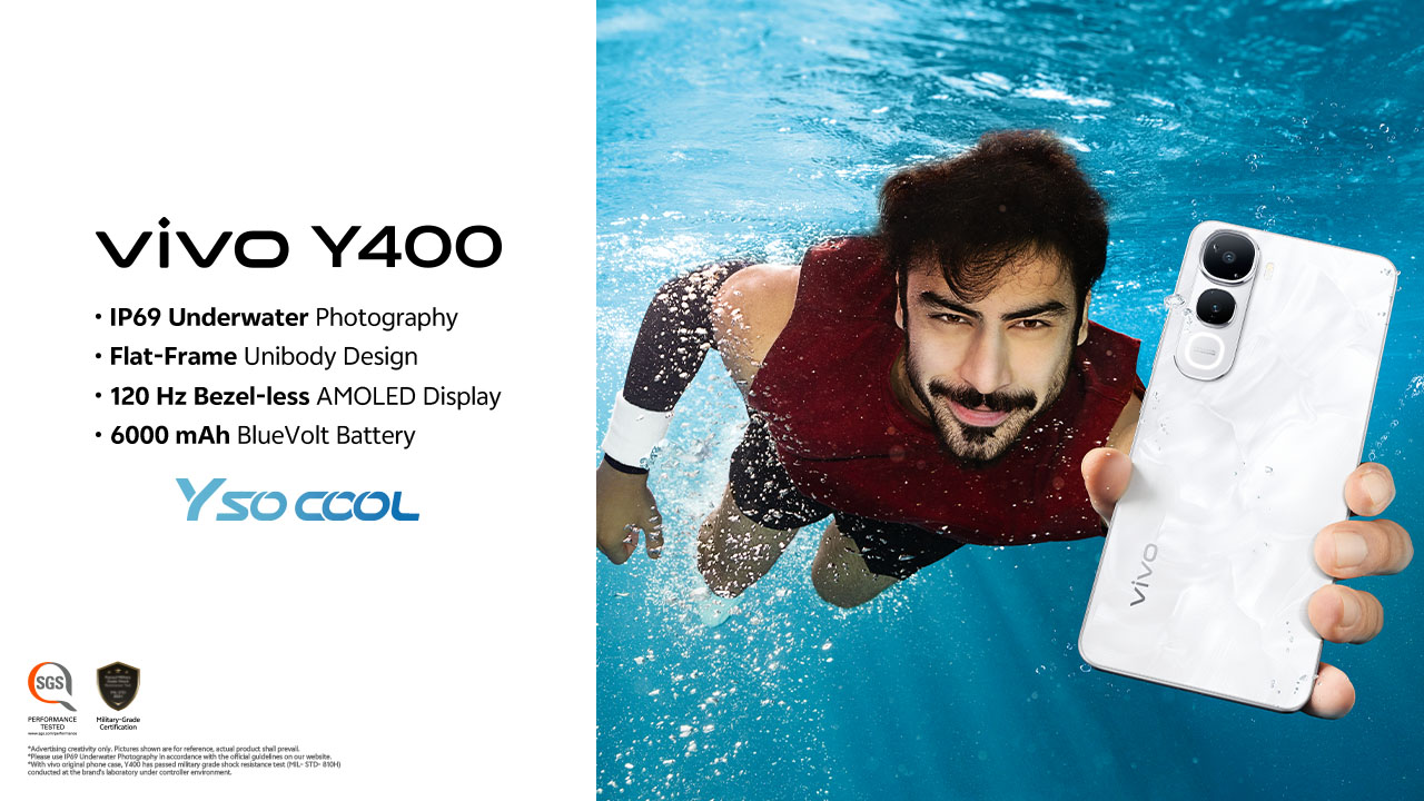 vivo Launches Y400 in Pakistan with Khushhal Khan as Brand Ambassador