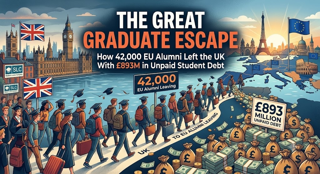 42,000 European Graduates Leave UK with £893 Million in Unpaid Student Loans