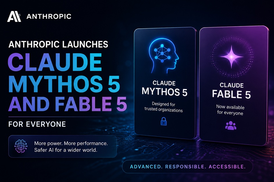 Anthropic Launches Claude Mythos 5 and Fable 5, Bringing Its Most Powerful AI Models to More Users